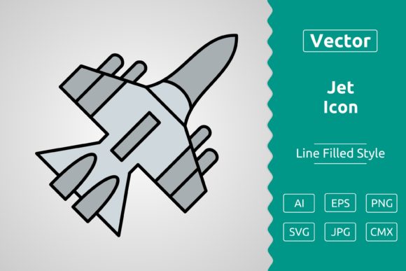 Jet Icon for Modern Branding
