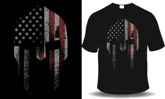 Spartan USA Graphics for T-Shirt Designs