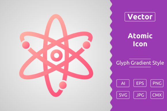 Vector Atomic Gradient Icon