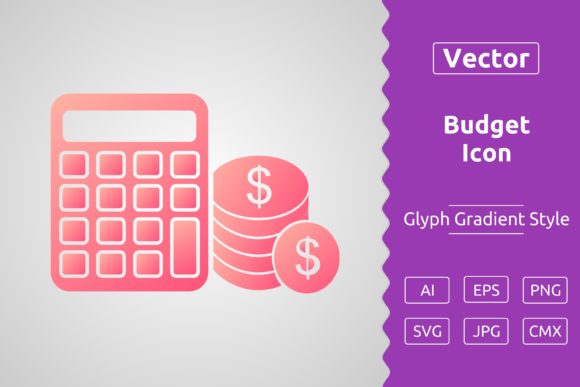 Vector Budget Gradient Icon