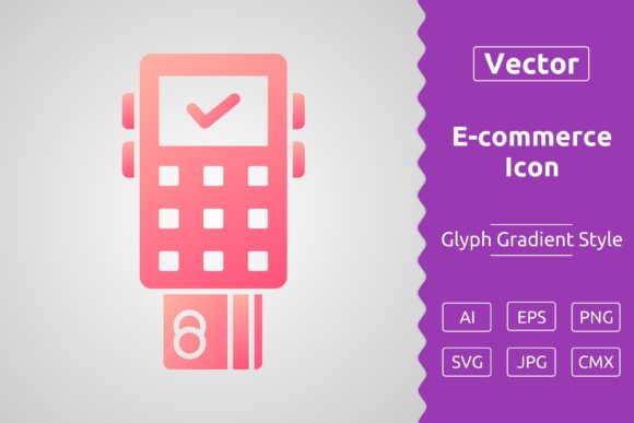 Vector Contactless E-commerce Gradient Graphics